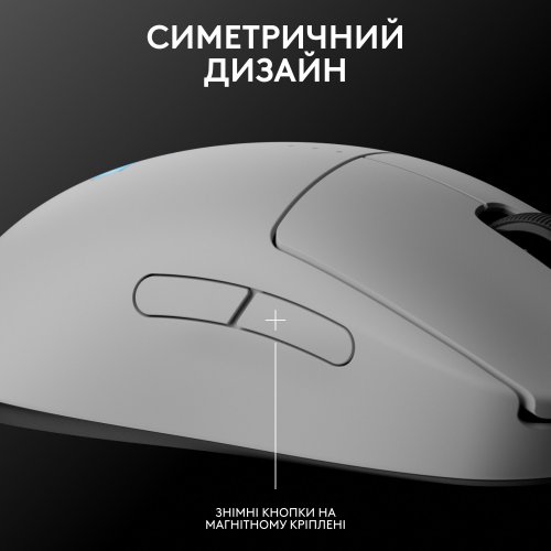 Купить Мышка Logitech Pro 2 Lightspeed Wireless (910-007302) White - цена в Харькове, Киеве, Днепре, Одессе
в интернет-магазине Telemart фото