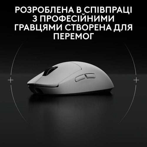 Купить Мышка Logitech Pro 2 Lightspeed Wireless (910-007302) White - цена в Харькове, Киеве, Днепре, Одессе
в интернет-магазине Telemart фото