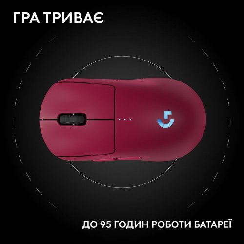 Мышка Logitech Pro 2 Lightspeed Wireless (910-007309) Pink купить в Украине: Киев, Днепр, Харьков, Одесса  | Низкая цена, отзывы, характеристики от TELEMART фото