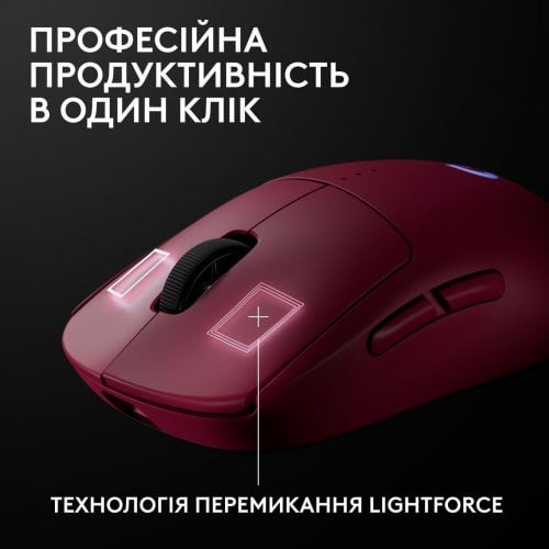 Photo Mouse Logitech Pro 2 Lightspeed Wireless (910-007309) Pink