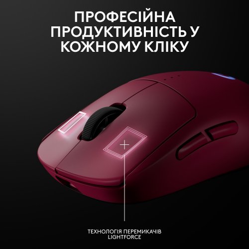 Купить Мышка Logitech Pro 2 Lightspeed Wireless (910-007309) Pink - цена в Харькове, Киеве, Днепре, Одессе
в интернет-магазине Telemart фото