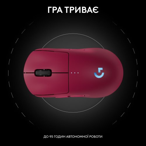 Купить Мышка Logitech Pro 2 Lightspeed Wireless (910-007309) Pink - цена в Харькове, Киеве, Днепре, Одессе
в интернет-магазине Telemart фото