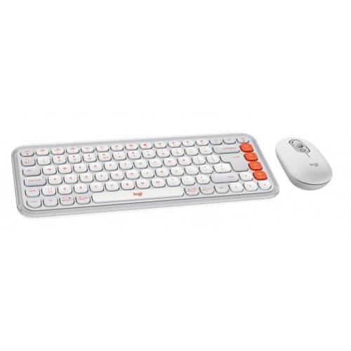 Купити Комплект Logitech Pop Icon Combo (920-013141) Off-White - ціна в Києві, Львові, Вінниці, Хмельницькому, Франківську, Україні | інтернет-магазин TELEMART.UA фото