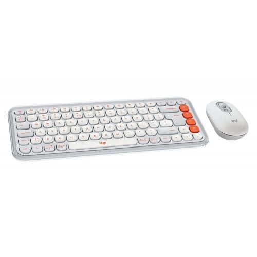 Купити Комплект Logitech Pop Icon Combo (920-013141) Off-White - ціна в Києві, Львові, Вінниці, Хмельницькому, Франківську, Україні | інтернет-магазин TELEMART.UA фото