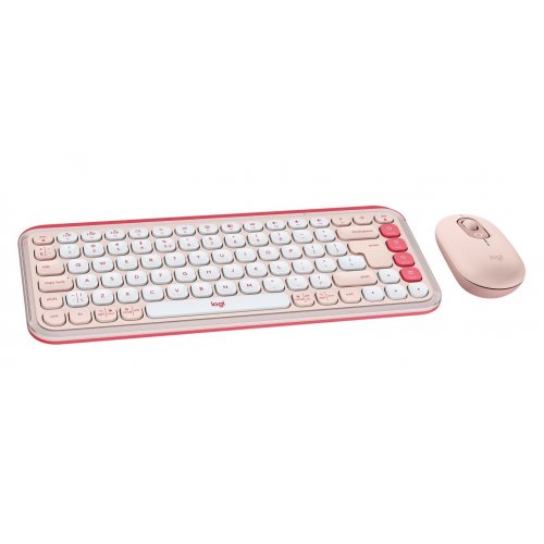 Купити Комплект Logitech Pop Icon Combo (920-013142) Rose - ціна в Києві, Львові, Вінниці, Хмельницькому, Франківську, Україні | інтернет-магазин TELEMART.UA фото