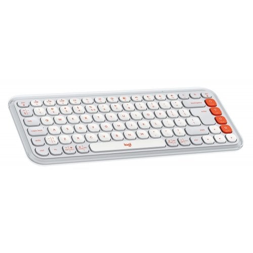 Купити Клавіатура Logitech Pop Icon Keys (920-013072) Off-White - ціна в Києві, Львові, Вінниці, Хмельницькому, Франківську, Україні | інтернет-магазин TELEMART.UA фото