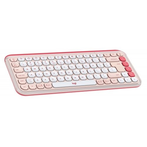 Купить Клавиатура Logitech Pop Icon Keys (920-013073) Rose - цена в Харькове, Киеве, Днепре, Одессе
в интернет-магазине Telemart фото