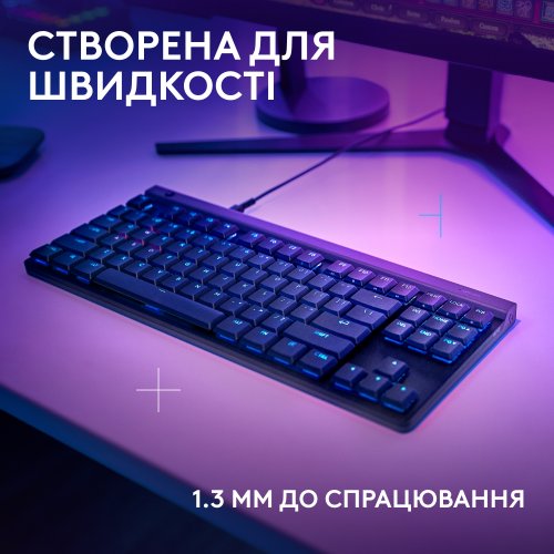 Купить Клавиатура Logitech G515 TKL GL Tactile Switch (920-012872) Black - цена в Харькове, Киеве, Днепре, Одессе
в интернет-магазине Telemart фото