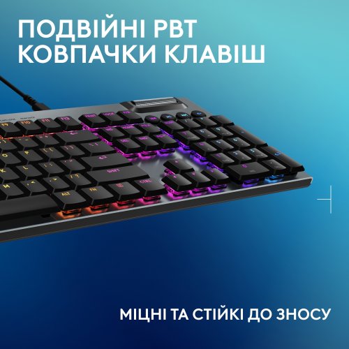 Купити Клавіатура Logitech G915 X Cored GL Tactile Switch (920-012942) Black - ціна в Києві, Львові, Вінниці, Хмельницькому, Франківську, Україні | інтернет-магазин TELEMART.UA фото