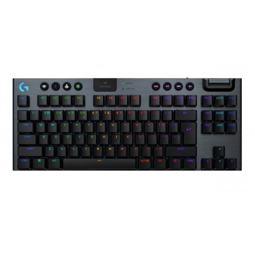 Купити Клавіатура Logitech G915 X Lightspeed TKL GL Tactile Switch Wireless (920-012721) Black - ціна в Києві, Львові, Вінниці, Хмельницькому, Франківську, Україні | інтернет-магазин TELEMART.UA фото