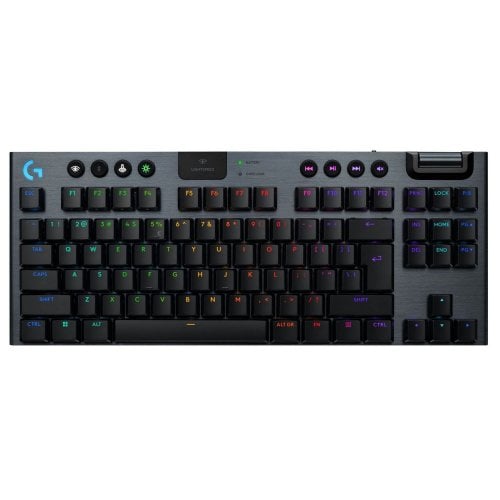 Купити Клавіатура Logitech G915 X Lightspeed TKL GL Clicky Switch Wireless (920-012757) Black - ціна в Києві, Львові, Вінниці, Хмельницькому, Франківську, Україні | інтернет-магазин TELEMART.UA фото