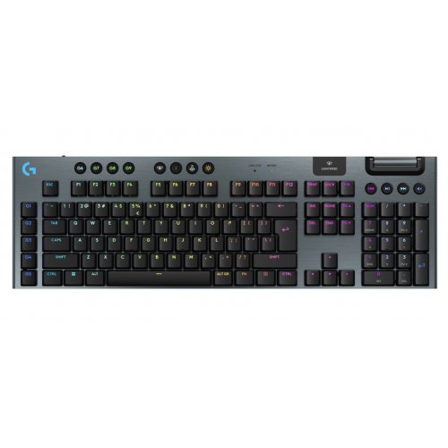 Купити Клавіатура Logitech G915 X Lightspeed GL Tactile Switch Wireless (920-012676) Black - ціна в Києві, Львові, Вінниці, Хмельницькому, Франківську, Україні | інтернет-магазин TELEMART.UA фото