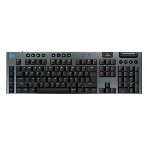 Купити Клавіатура Logitech G915 X Lightspeed GL Tactile Switch Wireless (920-012676) Black - ціна в Києві, Львові, Вінниці, Хмельницькому, Франківську, Україні | інтернет-магазин TELEMART.UA фото