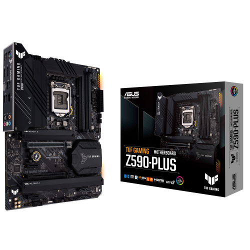 Купить Материнская плата Asus TUF GAMING Z590-PLUS (s1200, Intel Z590) (Восстановлено продавцом, 681858) с проверкой совместимости: обзор, характеристики, цена в Киеве, Днепре, Одессе, Харькове, Украине | интернет-магазин TELEMART.UA фото