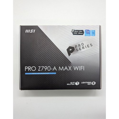 Купить Материнская плата MSI PRO Z790-A MAX WIFI (s1700, Intel Z790) (Восстановлено продавцом, 681868) с проверкой совместимости: обзор, характеристики, цена в Киеве, Днепре, Одессе, Харькове, Украине | интернет-магазин TELEMART.UA фото