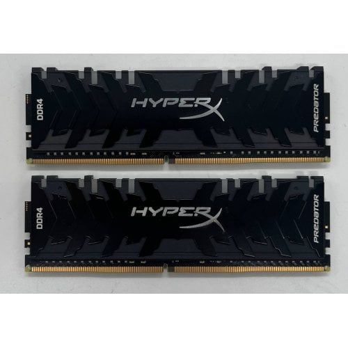 Озп HyperX DDR4 32GB (2x16GB) 3200Mhz Predator RGB (HX432C16PB3AK2/32) (Відновлено продавцем, 681922) купити з перевіркою сумісності: огляд, характеристики, ціна у Києві, Львові, Вінниці, Хмельницькому, Івано-Франківську, Україні | інтернет-магазин TELEMART.UA фото