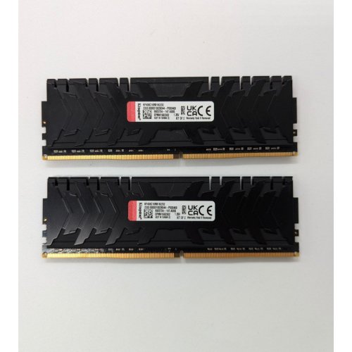 Купить Озу Kingston DDR4 32GB (2x16GB) 3600Mhz FURY Renegade Black (KF436C16RB1K2/32) (Восстановлено продавцом, 681950) с проверкой совместимости: обзор, характеристики, цена в Киеве, Днепре, Одессе, Харькове, Украине | интернет-магазин TELEMART.UA фото