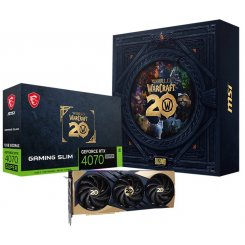 Відеокарта MSI GeForce RTX 4070 SUPER GAMING SLIM World of Warcraft Edition 12228MB (RTX 4070 SUPER 12G GAMING SLIM WORLD OF WARCRAFT EDITION)