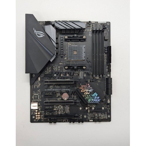 Купить Материнская плата Asus ROG STRIX B450-F GAMING (sAM4, AMD B450) (Восстановлено продавцом, 682154) с проверкой совместимости: обзор, характеристики, цена в Киеве, Днепре, Одессе, Харькове, Украине | интернет-магазин TELEMART.UA фото