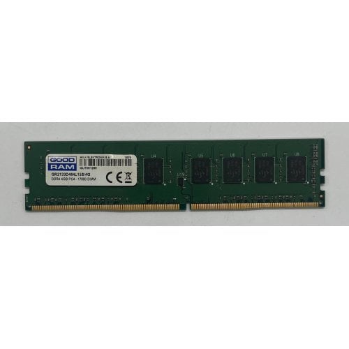 Озп GoodRAM DDR4 4GB 2133MHz (GR2133D464L15S/4G) (Відновлено продавцем, 682197) купити з перевіркою сумісності: огляд, характеристики, ціна у Києві, Львові, Вінниці, Хмельницькому, Івано-Франківську, Україні | інтернет-магазин TELEMART.UA фото