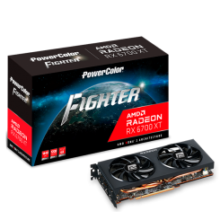 Видеокарта PowerColor Radeon RX 6700 XT Fighter 12288MB (AXRX 6700XT 12GBD6-3DH) (Восстановлено продавцом, 682258)