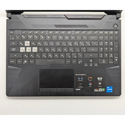 Купить Ноутбук Asus TUF Gaming F15 FX506HC-HN004 (90NR0724-M00NU0) Graphite Black (Восстановлено продавцом, 682315) - цена в Харькове, Киеве, Днепре, Одессе
в интернет-магазине Telemart фото