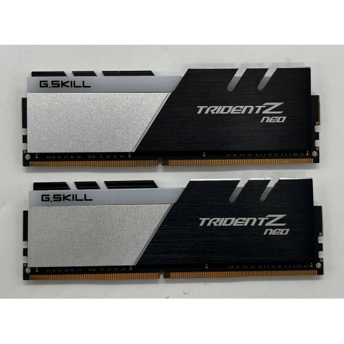 Озп G.Skill DDR4 32GB (2x16GB) 3200Mhz Trident Z Neo (F4-3200C16D-32GTZN) (Відновлено продавцем, 682316) купити з перевіркою сумісності: огляд, характеристики, ціна у Києві, Львові, Вінниці, Хмельницькому, Івано-Франківську, Україні | інтернет-магазин TELEMART.UA фото