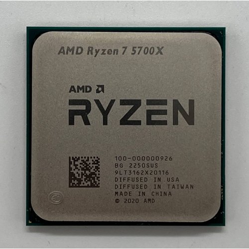 Процесор AMD Ryzen 7 5700X 3.4(4.6)GHz 32MB sAM4 Tray (100-000000926) (Відновлено продавцем, 682324) купити з перевіркою сумісності: огляд, характеристики, ціна у Києві, Львові, Вінниці, Хмельницькому, Івано-Франківську, Україні | інтернет-магазин TELEMART.UA фото