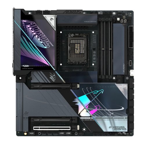 Купить Материнская плата Gigabyte Z890 AORUS MASTER AI TOP (s1851, Intel Z890) с проверкой совместимости: обзор, характеристики, цена в Киеве, Днепре, Одессе, Харькове, Украине | интернет-магазин TELEMART.UA фото