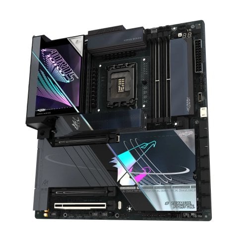 Материнська плата Gigabyte Z890 AORUS MASTER AI TOP (s1851, Intel Z890) купити з перевіркою сумісності: огляд, характеристики, ціна у Києві, Львові, Вінниці, Хмельницькому, Івано-Франківську, Україні | інтернет-магазин TELEMART.UA фото