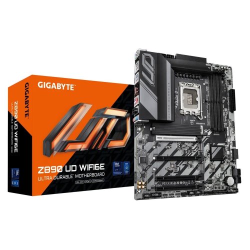 Купить Материнская плата Gigabyte Z890 UD WIFI6E (s1851, Intel Z890) с проверкой совместимости: обзор, характеристики, цена в Киеве, Днепре, Одессе, Харькове, Украине | интернет-магазин TELEMART.UA фото