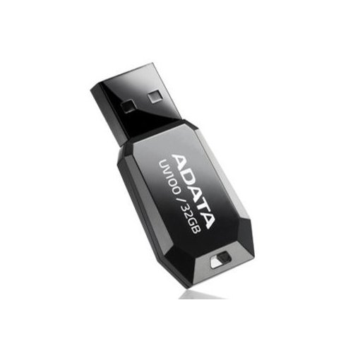 Купить Накопитель A-Data UV100 32GB USB 2.0 Black (AUV100-32G-RBK) - цена в Харькове, Киеве, Днепре, Одессе
в интернет-магазине Telemart фото