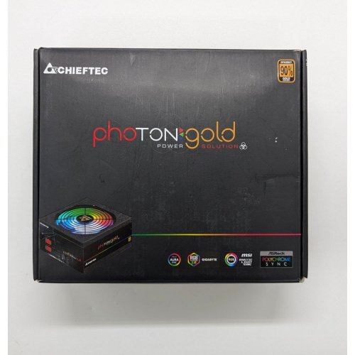 Купить Блок питания CHIEFTEC Photon Gold 650W RGB (GDP-650C-RGB) (Восстановлено продавцом, 682592) с проверкой совместимости: обзор, характеристики, цена в Киеве, Днепре, Одессе, Харькове, Украине | интернет-магазин TELEMART.UA фото