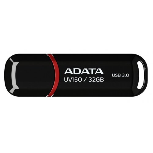 Фото Накопичувач A-Data UV150 32GB USB 3.0 Black (AUV150-32G-RBK)