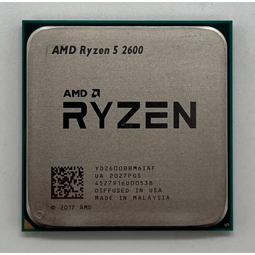 Купить Процессор AMD Ryzen 5 2600 3.4(3.9)GHz 16MB sAM4 Tray (YD2600BBM6IAF) (Восстановлено продавцом, 682693) с проверкой совместимости: обзор, характеристики, цена в Киеве, Днепре, Одессе, Харькове, Украине | интернет-магазин TELEMART.UA фото