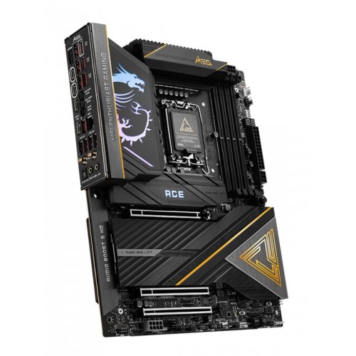 Материнська плата MSI MEG Z890 ACE (s1851, Intel Z890) купити з перевіркою сумісності: огляд, характеристики, ціна у Києві, Львові, Вінниці, Хмельницькому, Івано-Франківську, Україні | інтернет-магазин TELEMART.UA фото