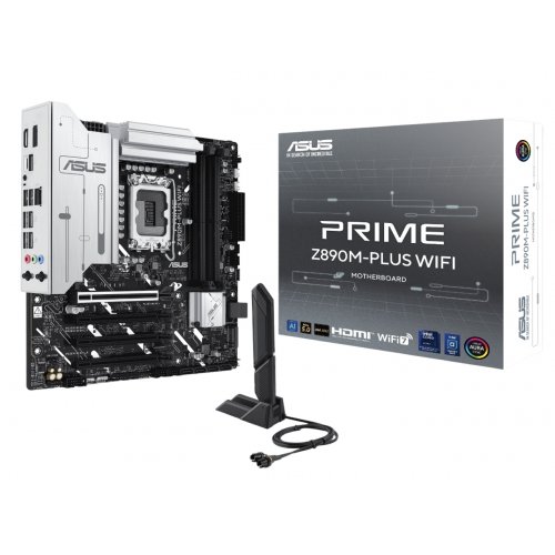 Материнська плата Asus PRIME Z890M-PLUS WIFI (s1851, Intel Z890) купити з перевіркою сумісності: огляд, характеристики, ціна у Києві, Львові, Вінниці, Хмельницькому, Івано-Франківську, Україні | інтернет-магазин TELEMART.UA фото