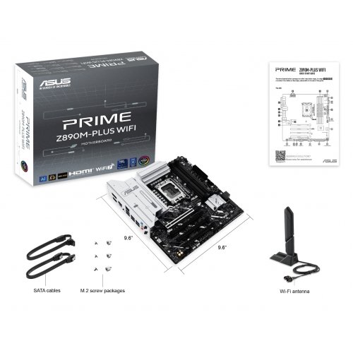 Фото Материнська плата Asus PRIME Z890M-PLUS WIFI (s1851, Intel Z890)