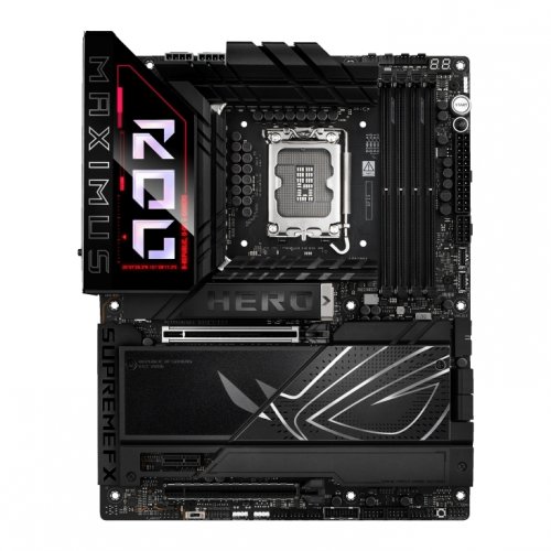 Купить Материнская плата Asus ROG MAXIMUS Z890 HERO (s1851, Intel Z890) с проверкой совместимости: обзор, характеристики, цена в Киеве, Днепре, Одессе, Харькове, Украине | интернет-магазин TELEMART.UA фото