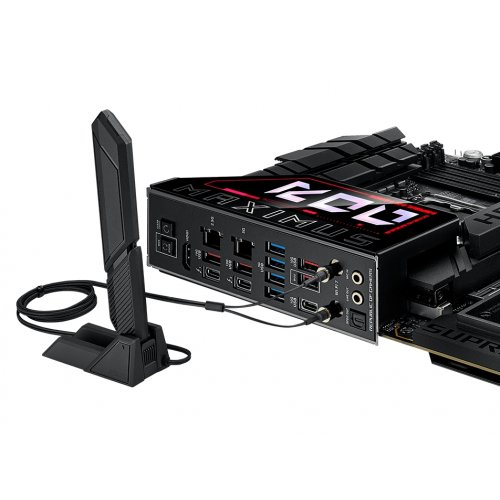 Купить Материнская плата Asus ROG MAXIMUS Z890 HERO (s1851, Intel Z890) с проверкой совместимости: обзор, характеристики, цена в Киеве, Днепре, Одессе, Харькове, Украине | интернет-магазин TELEMART.UA фото