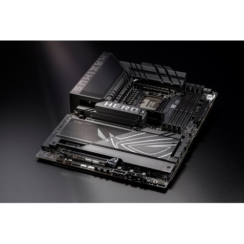 Купить Материнская плата Asus ROG MAXIMUS Z890 HERO (s1851, Intel Z890) с проверкой совместимости: обзор, характеристики, цена в Киеве, Днепре, Одессе, Харькове, Украине | интернет-магазин TELEMART.UA фото