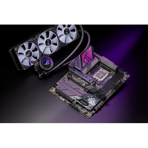 Купить Материнская плата Asus ROG STRIX Z890-E GAMING WIFI (s1851, Intel Z890) с проверкой совместимости: обзор, характеристики, цена в Киеве, Днепре, Одессе, Харькове, Украине | интернет-магазин TELEMART.UA фото