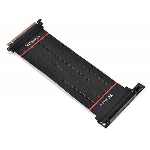 Купити Райзер Thermaltake PCI Express Extender 90° PCIe 4.0 200mm (AC-060-CO1OTN-C2) Black - ціна в Києві, Львові, Вінниці, Хмельницькому, Франківську, Україні | інтернет-магазин TELEMART.UA фото