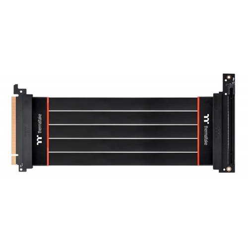 Купити Райзер Thermaltake PCI Express Extender 90° PCIe 4.0 200mm (AC-060-CO1OTN-C2) Black - ціна в Києві, Львові, Вінниці, Хмельницькому, Франківську, Україні | інтернет-магазин TELEMART.UA фото