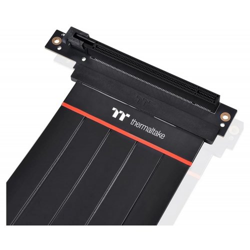 Купити Райзер Thermaltake PCI Express Extender 90° PCIe 4.0 200mm (AC-060-CO1OTN-C2) Black - ціна в Києві, Львові, Вінниці, Хмельницькому, Франківську, Україні | інтернет-магазин TELEMART.UA фото