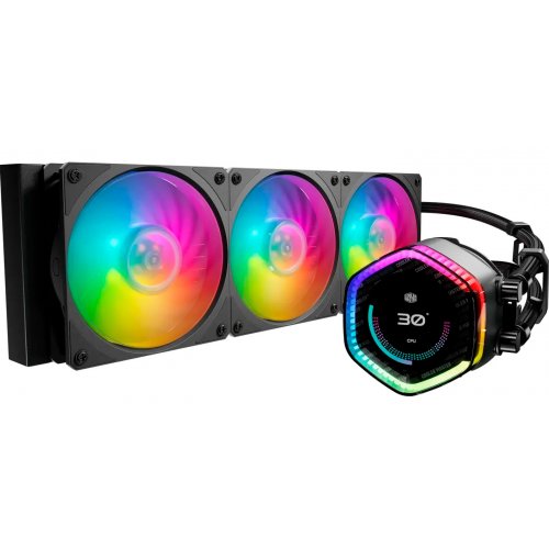 Готова СВО Cooler Master MasterLiquid 360 ION (MLY-D36M-A24PZ-R1) Black купити з перевіркою сумісності: огляд, характеристики, ціна у Києві, Львові, Вінниці, Хмельницькому, Івано-Франківську, Україні | інтернет-магазин TELEMART.UA фото