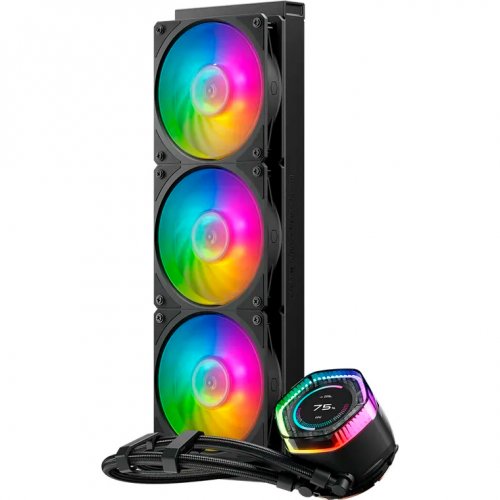 Готова СВО Cooler Master MasterLiquid 360 ION (MLY-D36M-A24PZ-R1) Black купити з перевіркою сумісності: огляд, характеристики, ціна у Києві, Львові, Вінниці, Хмельницькому, Івано-Франківську, Україні | інтернет-магазин TELEMART.UA фото