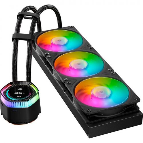 Готова СВО Cooler Master MasterLiquid 360 ION (MLY-D36M-A24PZ-R1) Black купити з перевіркою сумісності: огляд, характеристики, ціна у Києві, Львові, Вінниці, Хмельницькому, Івано-Франківську, Україні | інтернет-магазин TELEMART.UA фото