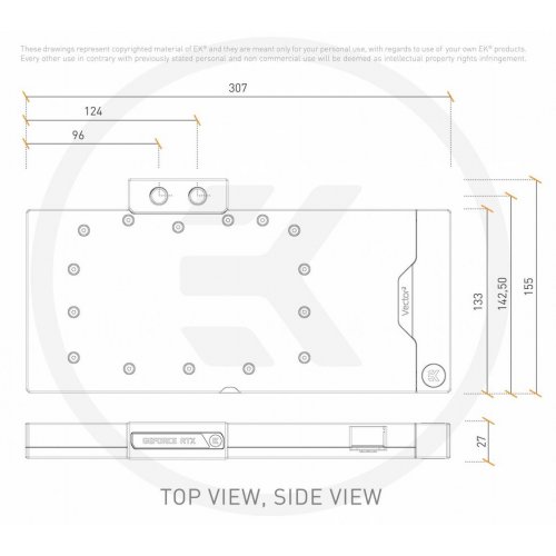 Купити Водоблок EKWB EK-Quantum Vector² Trio RTX 4090 D-RGB - Nickel + Plexi (3831109902448) - ціна в Києві, Львові, Вінниці, Хмельницькому, Франківську, Україні | інтернет-магазин TELEMART.UA фото