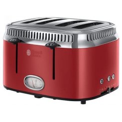 Photo Russell Hobbs 21690-56 Retro 4 Slices Ribbon Red